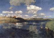 Levitan, Isaak Lake oil painting
